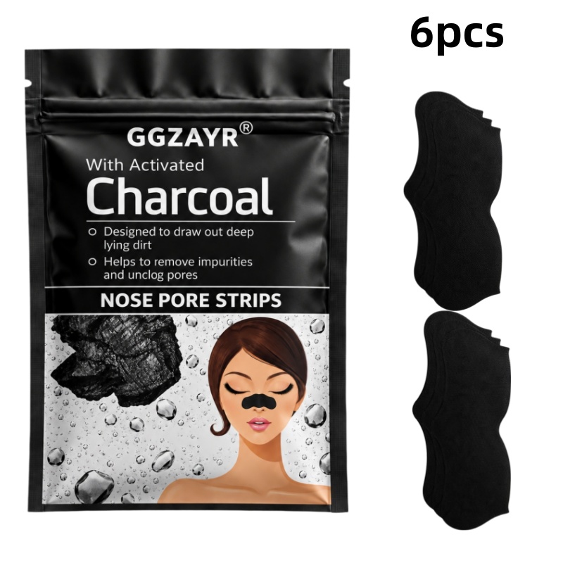 Face Moisturizer - 6 adet Aktif Karbonlu Burun Gözenek