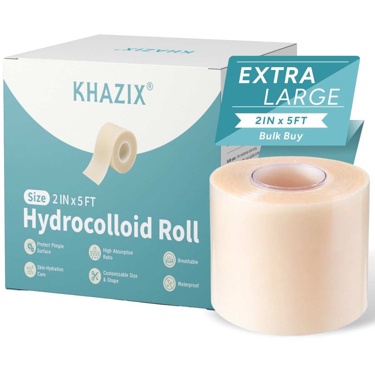 Skincare China - KHAZIX Hidrokolloid Bandaj Rulosu 5 cm