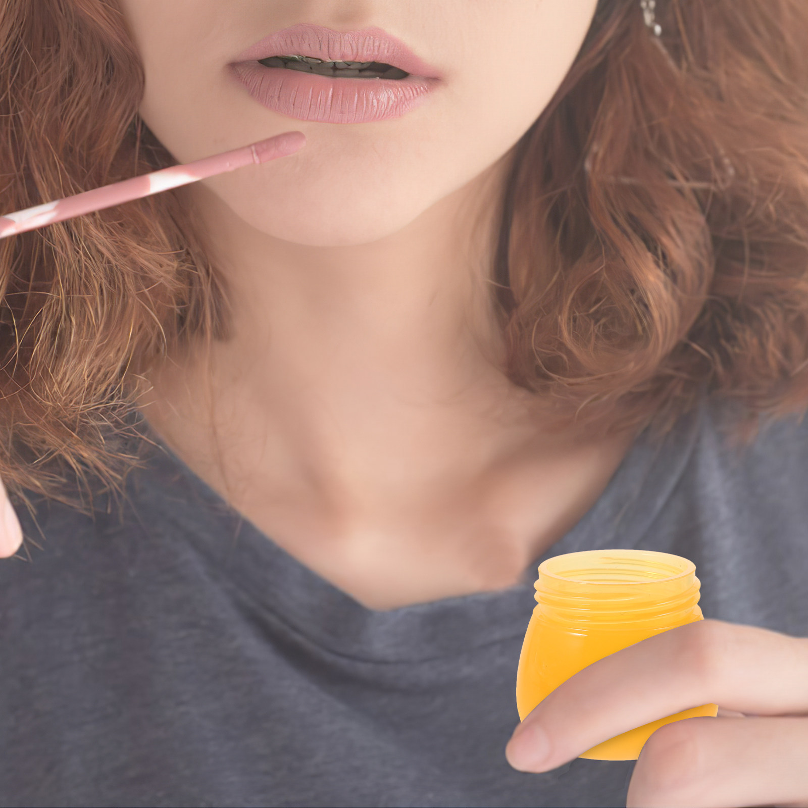 Lip Balm - Dudak Kremi Kavanozu, Boş Krem Kabı,