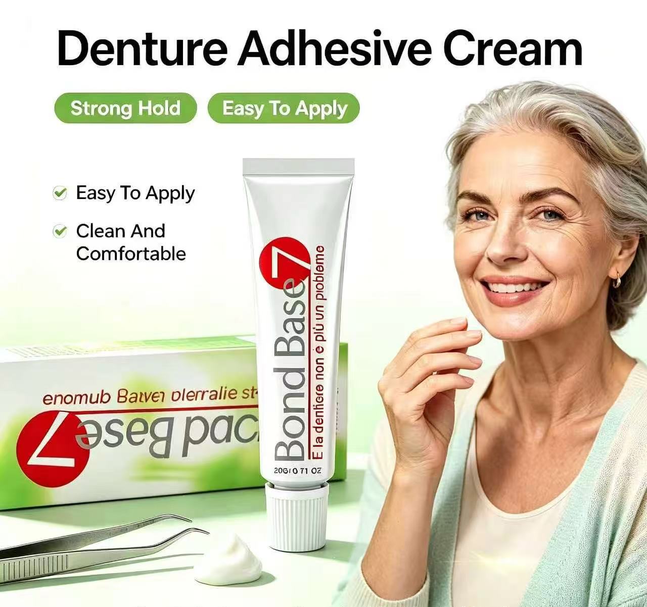 Night Cream - Bond Base Protez Yapıştırıcı Kremi 20G,