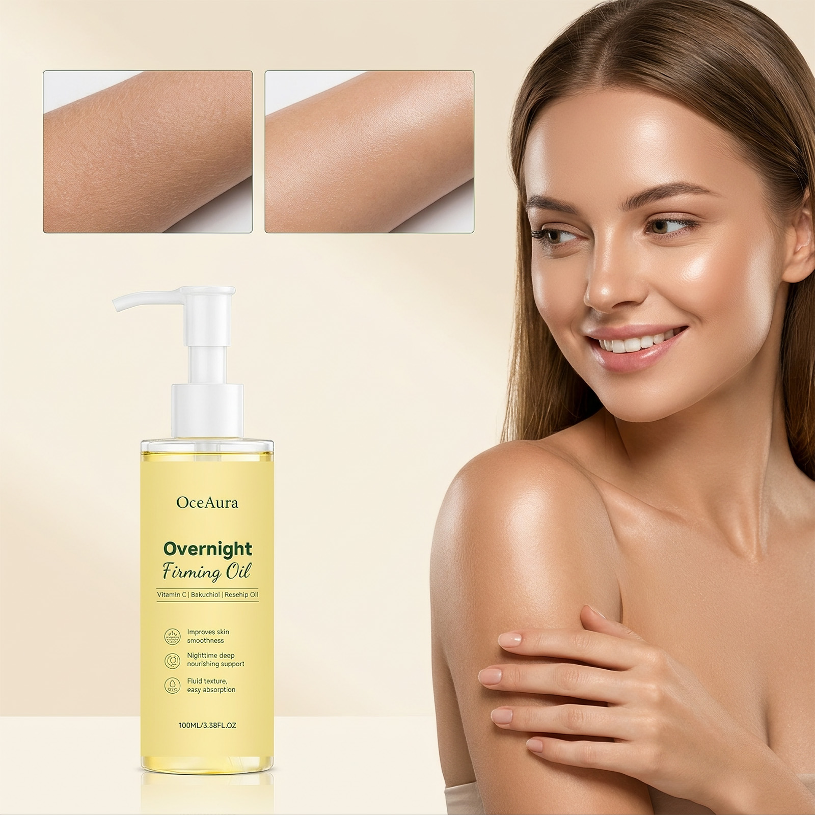 OceAura | Gece Boyu Sıkılaştır - Face Oil Rosehip incelemesi ve fiyatı