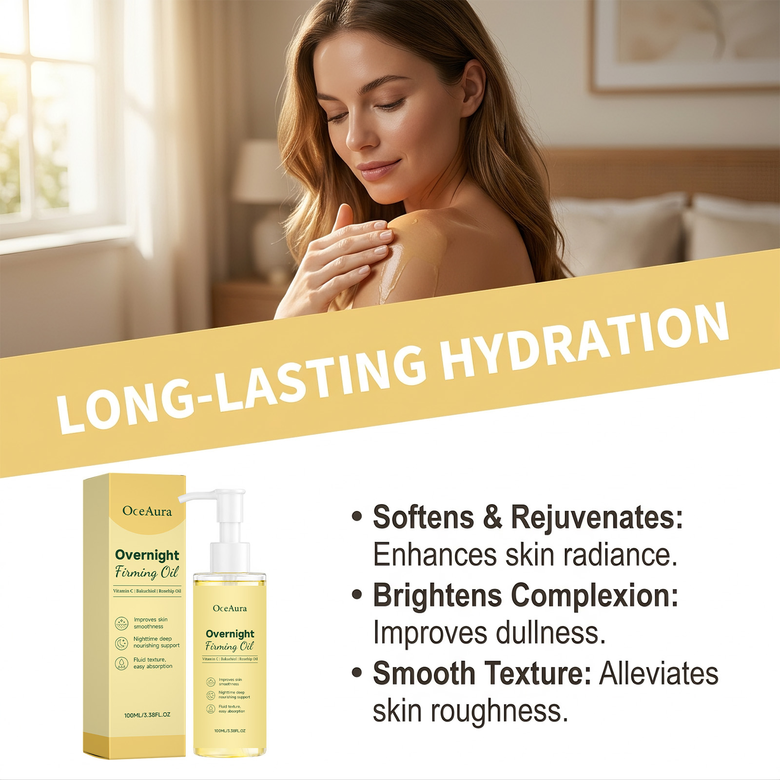 OceAura | Gece Boyu Sıkılaştır - Face Oil Rosehip incelemesi ve fiyatı